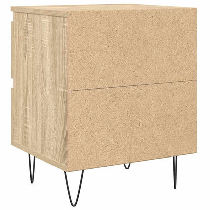 vidaXL Table de chevet chêne Sonoma 40x35x50 cm, bois d'ingénierie