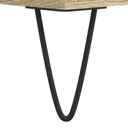 vidaXL Table de chevet chêne Sonoma 40x35x50 cm, bois d'ingénierie