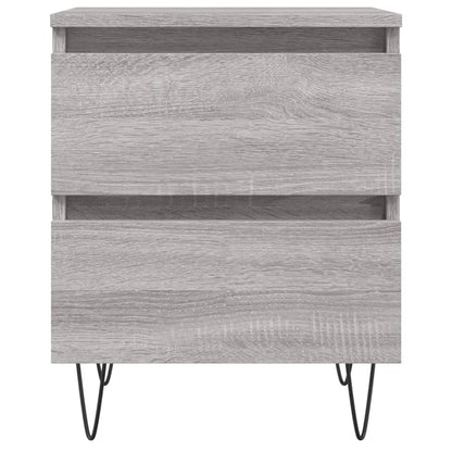 vidaXL Nachttisch Grau Sonoma 40x35x50 cm Holzwerkstoff
