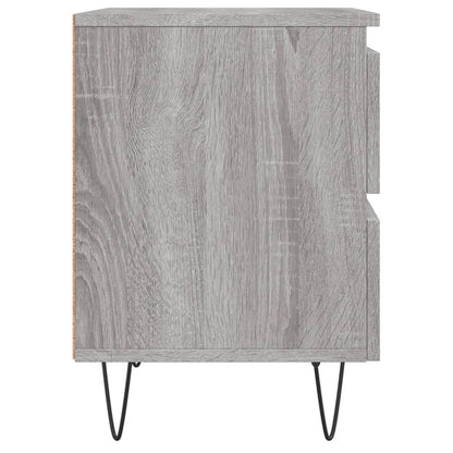 vidaXL Nachttisch Grau Sonoma 40x35x50 cm Holzwerkstoff