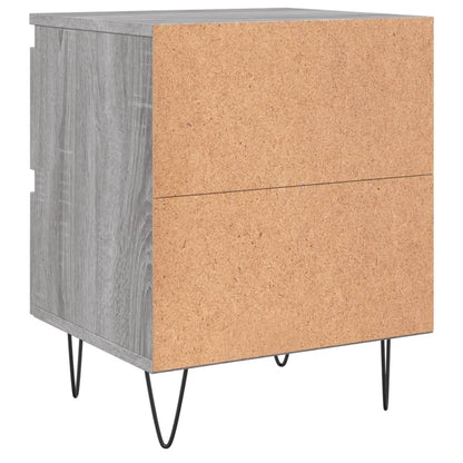 vidaXL Nachttisch Grau Sonoma 40x35x50 cm Holzwerkstoff