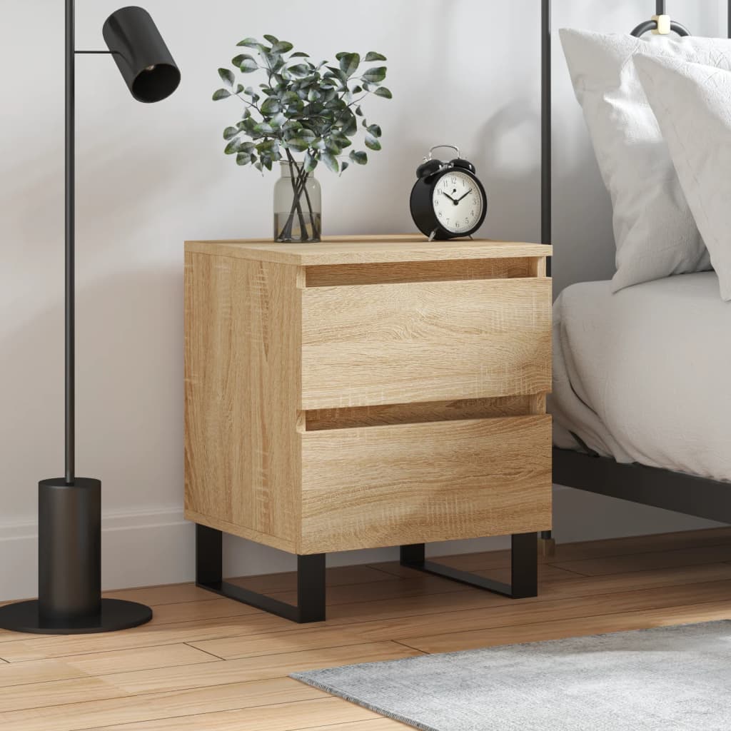 vidaXL Nachttisch Sonoma-Eiche 40x35x50 cm Holzwerkstoff