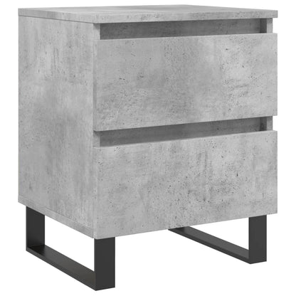 vidaXL Nachttisch Betongrau 40x35x50 cm Holzwerkstoff