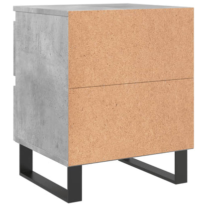 vidaXL Nachttisch Betongrau 40x35x50 cm Holzwerkstoff