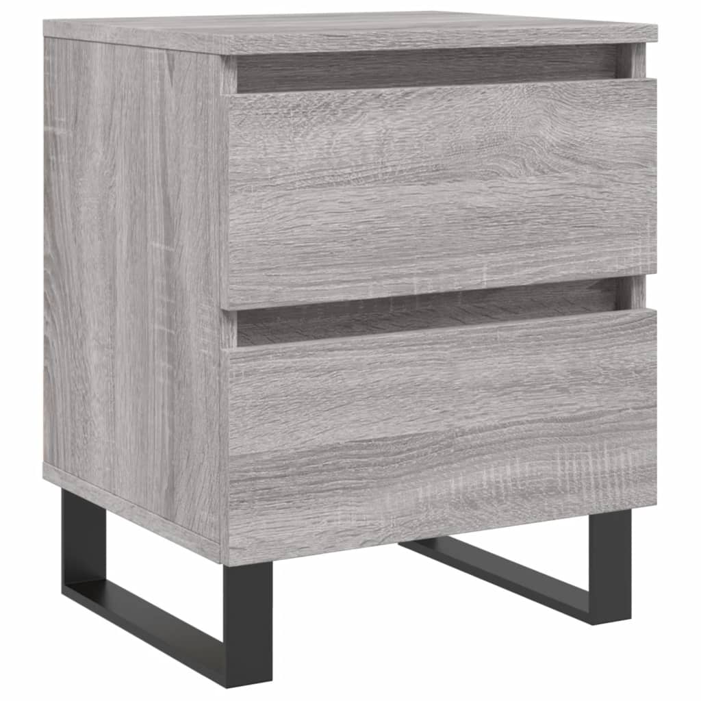 vidaXL Nachttisch Grau Sonoma 40x35x50 cm Holzwerkstoff