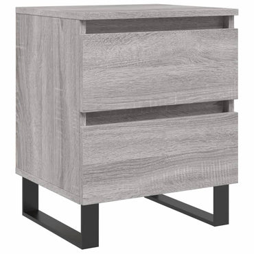 vidaXL Nachttisch Grau Sonoma 40x35x50 cm Holzwerkstoff