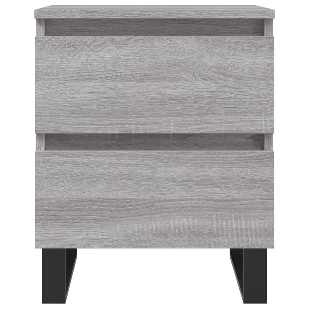 vidaXL Nachttisch Grau Sonoma 40x35x50 cm Holzwerkstoff