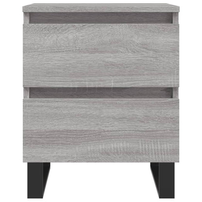 vidaXL Nachttisch Grau Sonoma 40x35x50 cm Holzwerkstoff