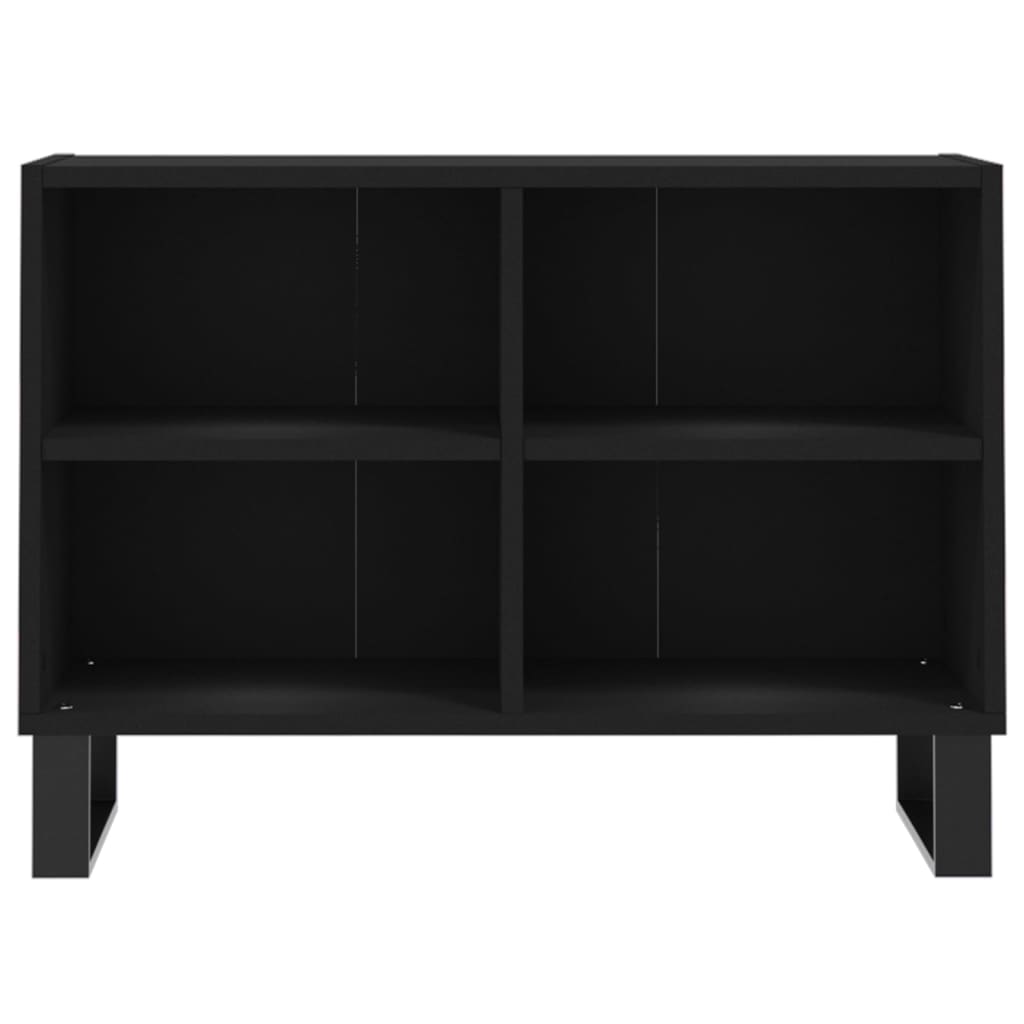 vidaXL Meuble TV Noir 69,5x30x50 cm Aggloméré