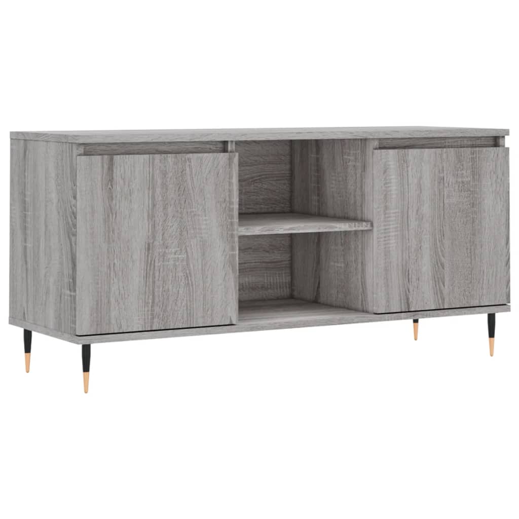 TV-Schrank Grau Sonoma 104x35x50 cm Holzwerkstoff