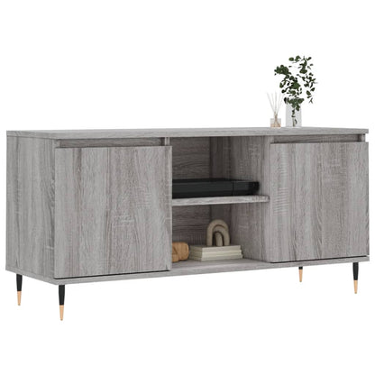 TV-Schrank Grau Sonoma 104x35x50 cm Holzwerkstoff