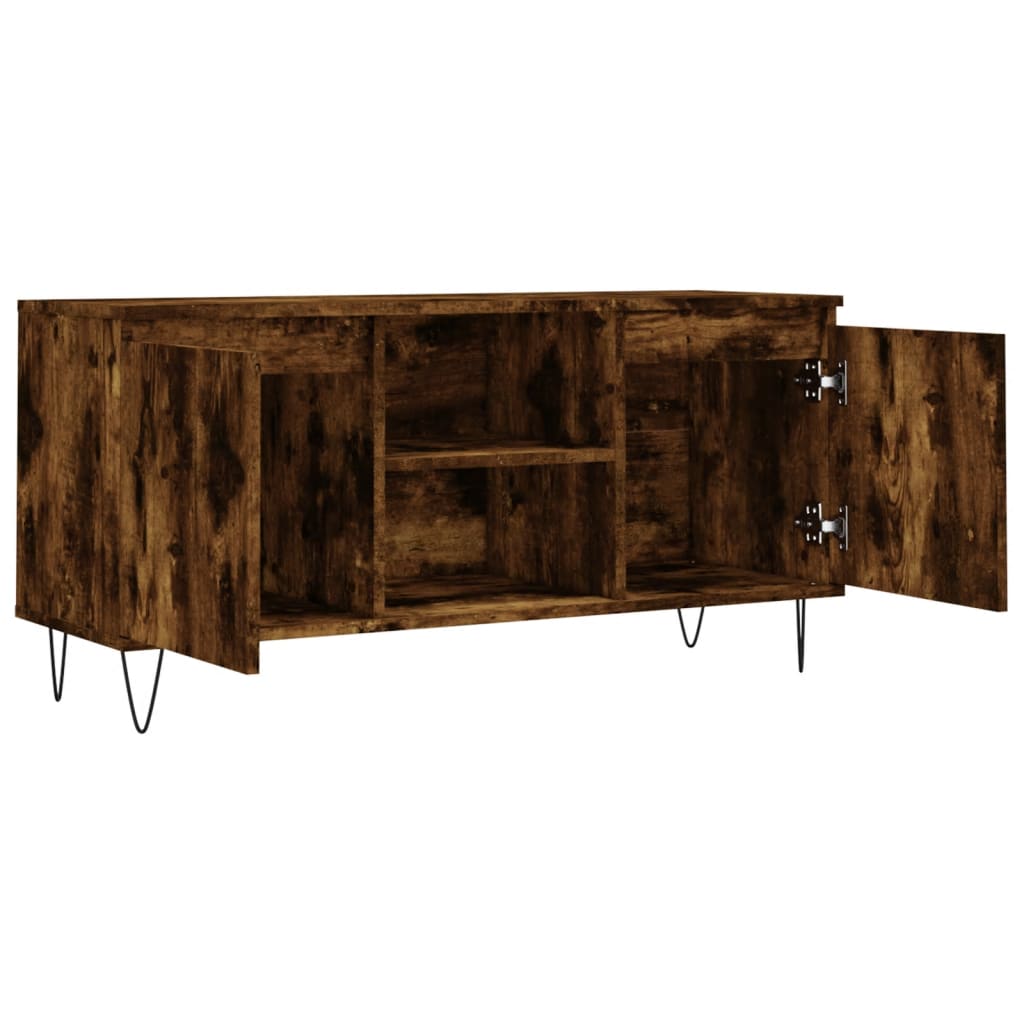 TV-Schrank Räuchereiche 104x35x50 cm Holzwerkstoff