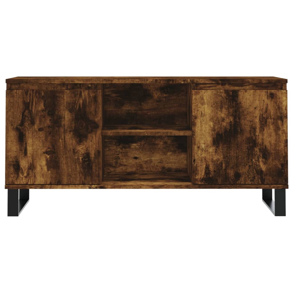 vidaXL TV-Schrank Räuchereiche 104x35x50 cm Holzwerkstoff