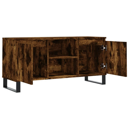 vidaXL TV-Schrank Räuchereiche 104x35x50 cm Holzwerkstoff