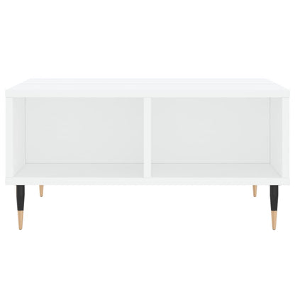 vidaXL Table basse blanc 60x60x30 cm bois d'ingénierie