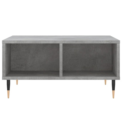 vidaXL Table basse gris béton 60x60x30 cm bois d'ingénierie