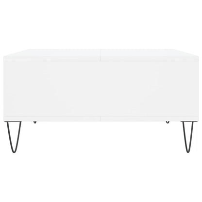 vidaXL Couchtisch Weiß 60x60x30 cm Holzwerkstoff