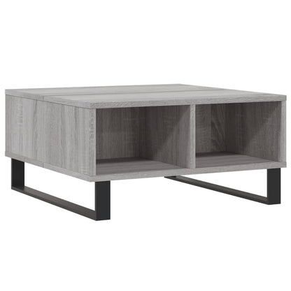 vidaXL Couchtisch Grau Sonoma 60x60x30 cm Holzwerkstoff