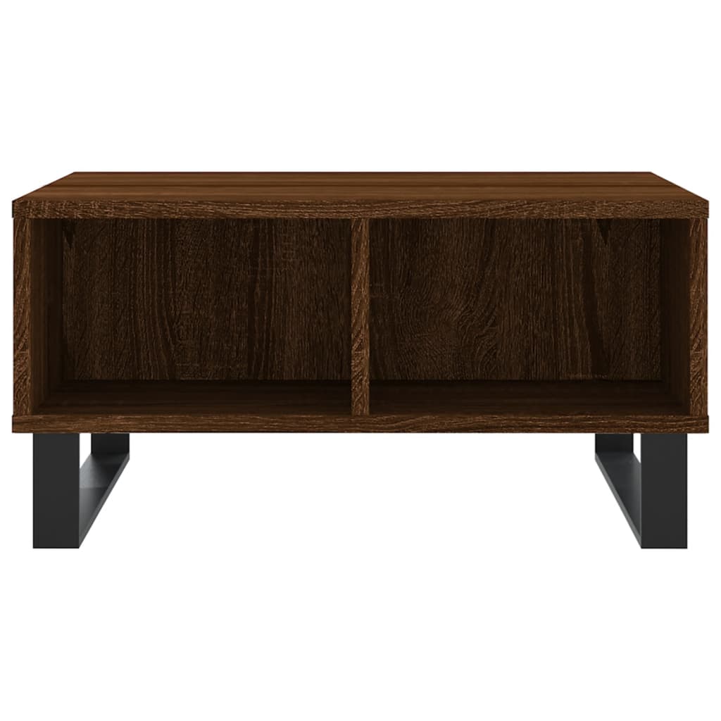vidaXL Couchtisch Braun Eichen-Optik 60x60x30 cm Holzwerkstoff
