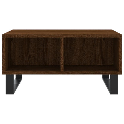 vidaXL Couchtisch Braun Eichen-Optik 60x60x30 cm Holzwerkstoff