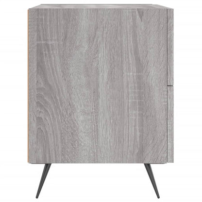 vidaXL Nachttische 2 Stk. Grau Sonoma 40x35x47,5 cm Holzwerkstoff