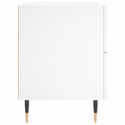 vidaXL Nachttische 2 Stk. Weiß 40x35x47,5 cm Holzwerkstoff