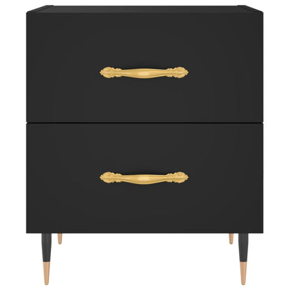 vidaXL Nachttisch Schwarz 40x35x47,5 cm Holzwerkstoff