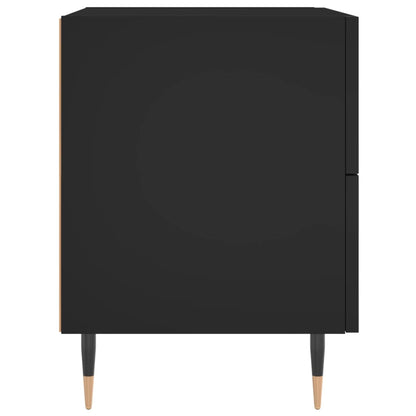 vidaXL Nachttisch Schwarz 40x35x47,5 cm Holzwerkstoff