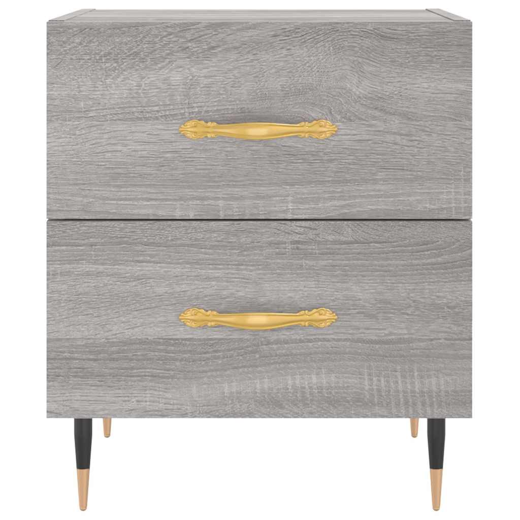 vidaXL Nachttisch Grau Sonoma 40x35x47,5 cm Holzwerkstoff