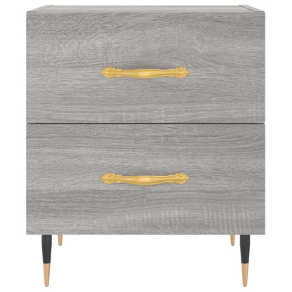 vidaXL Nachttisch Grau Sonoma 40x35x47,5 cm Holzwerkstoff