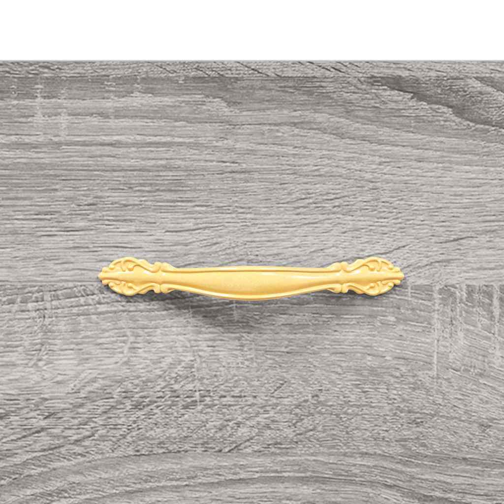 vidaXL Nachttisch Grau Sonoma 40x35x47,5 cm Holzwerkstoff