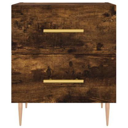 vidaXL Nachttisch Räuchereiche 40x35x47,5 cm Holzwerkstoff
