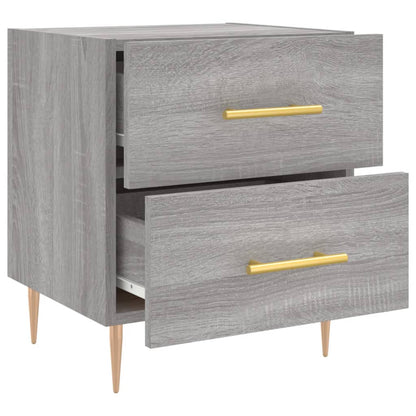vidaXL Nachttisch Grau Sonoma 40x35x47,5 cm Holzwerkstoff