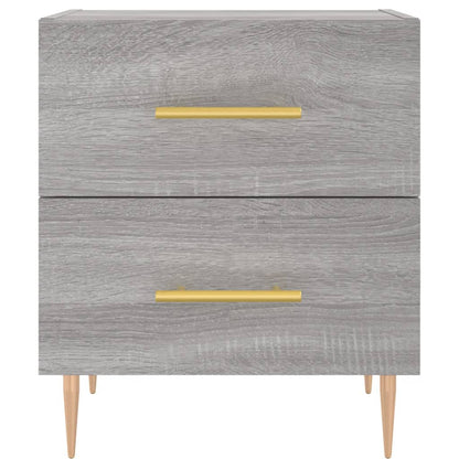 vidaXL Nachttisch Grau Sonoma 40x35x47,5 cm Holzwerkstoff