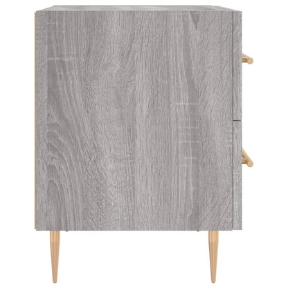 vidaXL Nachttisch Grau Sonoma 40x35x47,5 cm Holzwerkstoff