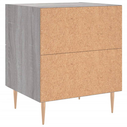 vidaXL Nachttisch Grau Sonoma 40x35x47,5 cm Holzwerkstoff