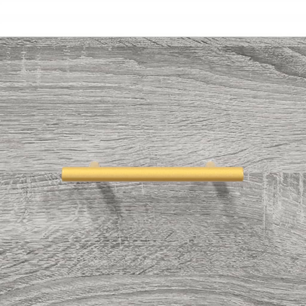 vidaXL Nachttisch Grau Sonoma 40x35x47,5 cm Holzwerkstoff