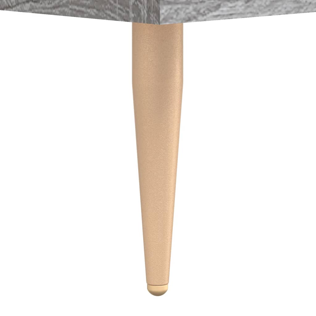vidaXL Nachttisch Grau Sonoma 40x35x47,5 cm Holzwerkstoff