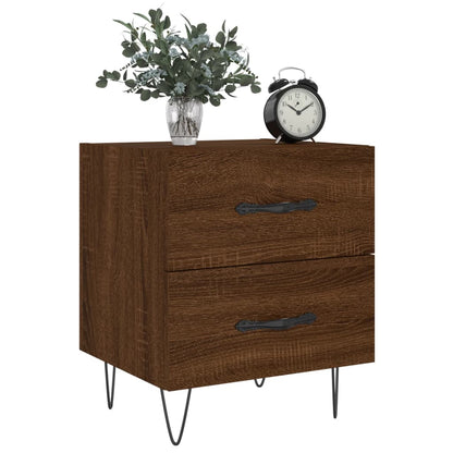 vidaXL Nachttisch Braune Eiche 40x35x47,5 cm Holzwerkstoff