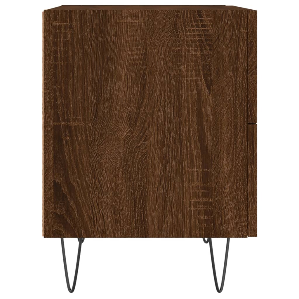 vidaXL Nachttisch Braune Eiche 40x35x47,5 cm Holzwerkstoff
