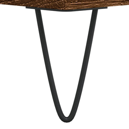 vidaXL Nachttisch Braune Eiche 40x35x47,5 cm Holzwerkstoff