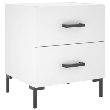 vidaXL Nachttisch Weiß 40x35x47,5 cm Holzwerkstoff