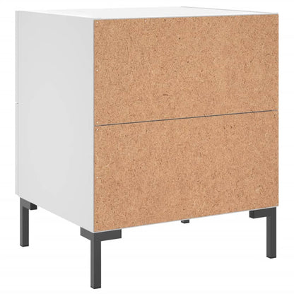 vidaXL Nachttisch Weiß 40x35x47,5 cm Holzwerkstoff