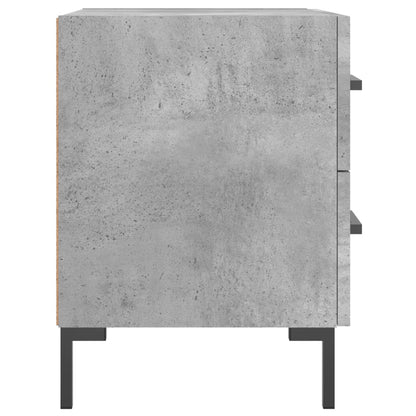 vidaXL Nachttisch Betongrau 40x35x47,5 cm Holzwerkstoff