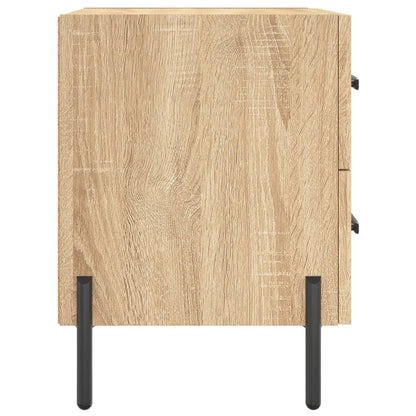 vidaXL Nachttische 2 Stk. Sonoma-Eiche 40x35x47,5 cm Holzwerkstoff