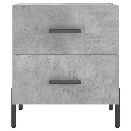 vidaXL Nachttisch Betongrau 40x35x47,5 cm Holzwerkstoff
