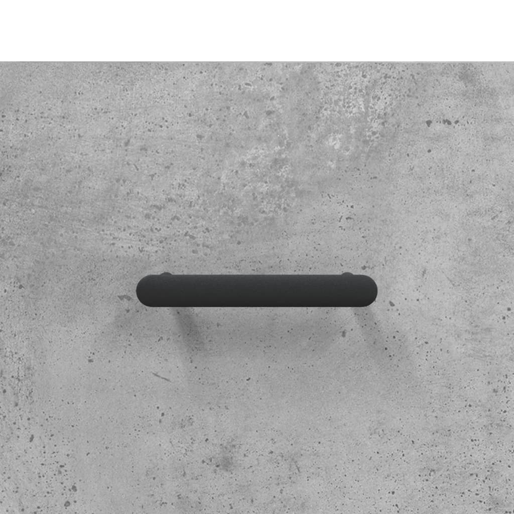 vidaXL Nachttisch Betongrau 40x35x47,5 cm Holzwerkstoff