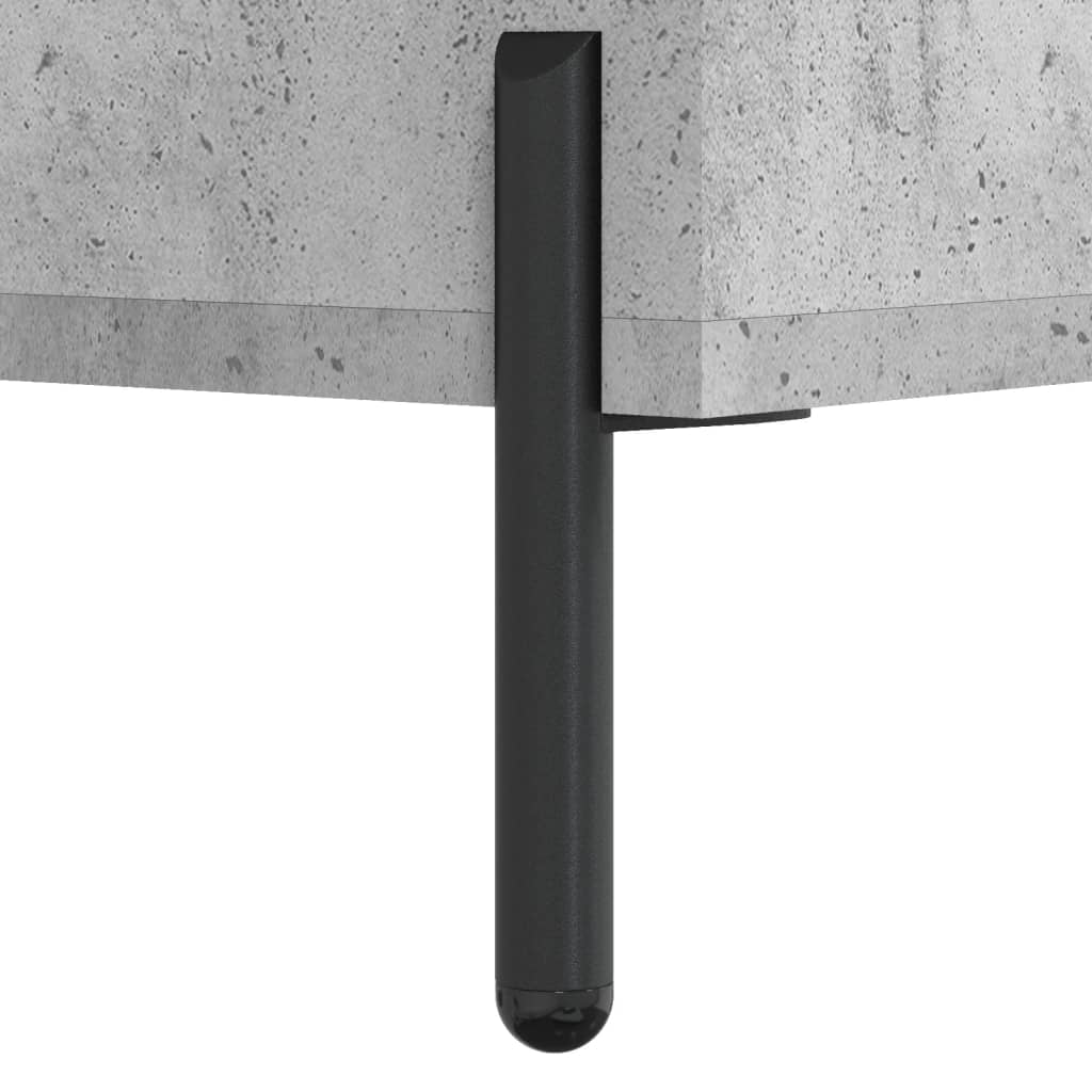 vidaXL Nachttisch Betongrau 40x35x47,5 cm Holzwerkstoff