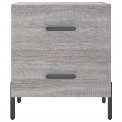 vidaXL Nachttisch Grau Sonoma 40x35x47,5 cm Holzwerkstoff