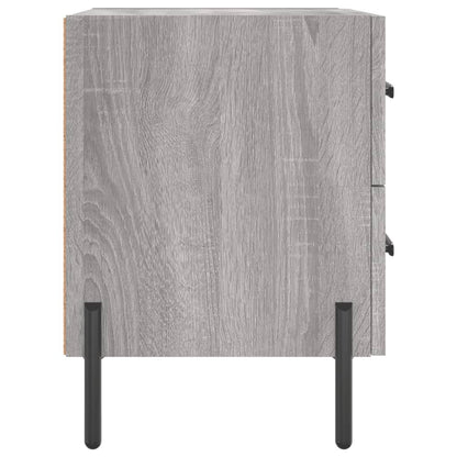 vidaXL Nachttisch Grau Sonoma 40x35x47,5 cm Holzwerkstoff